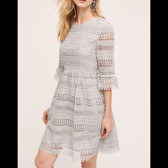 Anthropologie Dresses & Skirts - Anthropologie Crochet Lace Dress HD in Paris EUC